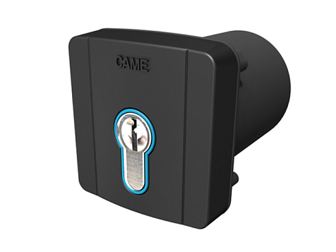 Купить Встраиваемый ключ-выключатель CAME SELD2FDG с цилиндром замка DIN и синей подсветко с доставкой и установкой в Морозовске