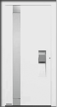 Двери входные алюминиевые ThermoCarbon Hormann - Мотив 306 в Морозовске